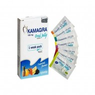 Kamagra Oral Jelly 100 mg, Fast Solution for Erectile Dysfunction, Impotence and Premature Ejaculation in Men, 7 Sachets