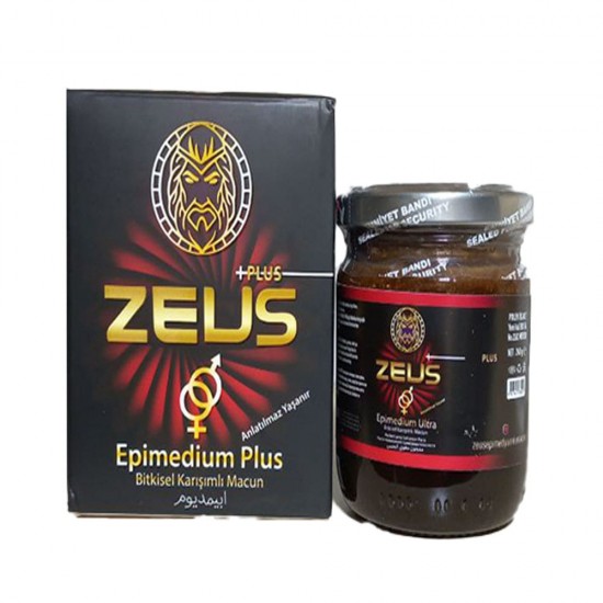  Zeus Plus Paste 240 gr, Epimedium Plus Paste, Natural Libido Booster for Enhanced Sexual Vitality, Treats Frigidity in Men and Women