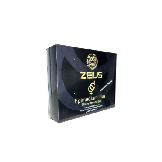  Zeus Plus Paste, Zeus Epimedium Plus Honey For Men and Women, Natural Libido Booster and Sexual Vitality, 12 sachets x 15 gr