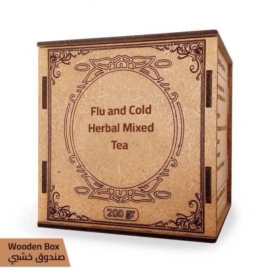 Flu and Cold Herbal Mixed Tea, For All Respiratory Problems, 200 Gr