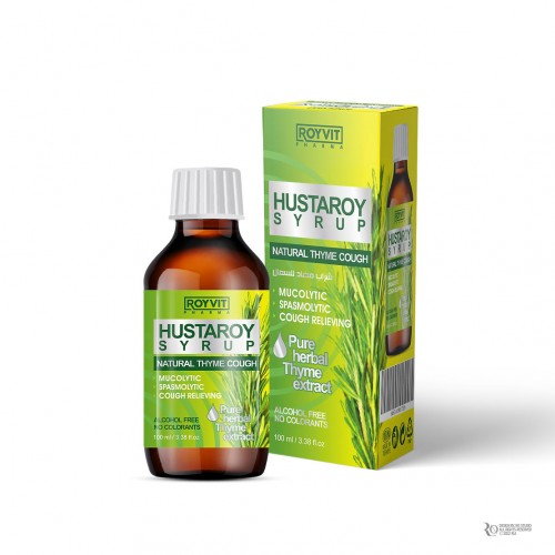 شراب السعال الطبيعي هوستا روي, خلاصة الزعتر العشبي, مذيب طبيعي للبلغم, 100 مل شراب السعال الطبيعي هوستا روي, خلاصة الزعتر العشبي, مذيب طبيعي للبلغم, 100 مل