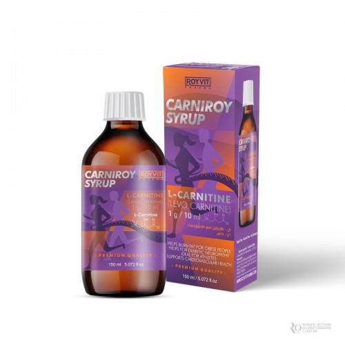 CarniRoy SlimFit Carnitine Syrup, Enhance Fat Burning, Support Diabetic Neuropathy, and Improve Muscle Recovery, 150 ml CarniRoy SlimFit Carnitine Syrup, Enhance Fat Burning, Support Diabetic Neuropathy, and Improve Muscle Recovery, 150 ml