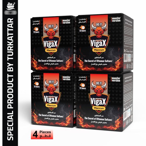 Monster VigaX Maccun, Natural ED Treatment and Libido Booster Paste, 4×240g, FREE SHIPPING Monster VigaX Maccun, Natural ED Treatment and Libido Booster Paste, 4×240g, FREE SHIPPING