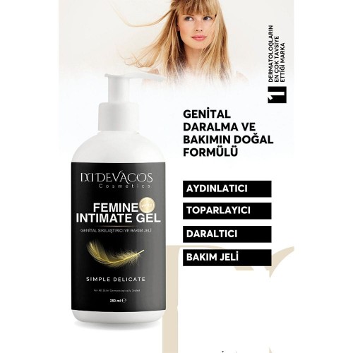 FEMINE INTIMATE GEL, Vaginal Tightening, Whitening, Antifungal & Vaginal Odor Remover for Women's Intimate Care, 300 ml FEMINE INTIMATE GEL, Vaginal Tightening, Whitening, Antifungal & Vaginal Odor Remover for Women's Intimate Care, 300 ml