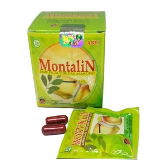 MontaliN Capsule for Gout, Joint Pain, Muscle Stiffness, Swollen Feet, Pain Relief, Traditional Indonesian Recipe, 40 Capsules MontaliN Capsule for Gout, Joint Pain, Muscle Stiffness, Swollen Feet, Pain Relief, Traditional Indonesian Recipe, 40 Capsules