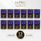 شوكولاتة Alpha Everstrong Milk Ginseng Chocolate Plus، دعم الطاقة والحيوية والأداء الحميم للرجال والنساء، عرض خاص بشحن مجاني، 12 × 25 غ، 300 غ من الشوكولاتة التركية