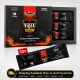 The Monster VigaX Maccun Sachets, Erection & Libido Support, Longer Intercourse Time, Practical 12-Sachet Edition