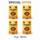 Sea Urchin, Epimedium & Ginseng Paste, Men's Libido, Stamina & Performance Support, 4 Boxes × 12 Sachets × 15g (48 Sachets, 720g) – FREE SHIPPING