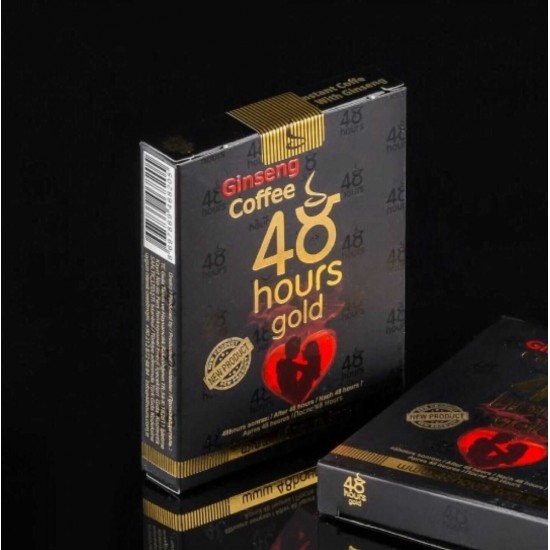 48-Hour Gold Turkish Coffee FOR MEN, Ginseng Turkish Coffee, Erectile Dysfunction Turkish Coffee, Sexual Performance Turkish Coffee, Unique Formula, Long-Lasting 48 Hours Effect, 6 × 20g, 120g