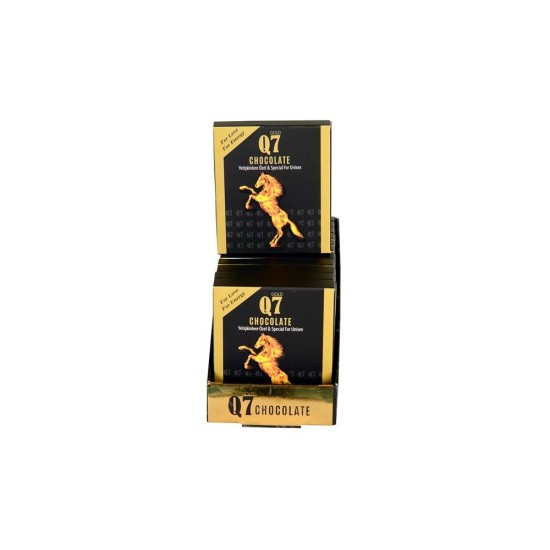 Original Epimedium Gold Q7 Chocolate FOR MEN, Aphrodisiac Chocolate, Erectile Dysfunction Chocolate, Sexual Performance Enhancer Chocolate, Unique Formula, Long Lasting, 6 × 25 g, 150 g Original Epimedium Gold Q7 Chocolate FOR MEN, Aphrodisiac Chocolate, Erectile Dysfunction Chocolate, Sexual Performance Enhancer Chocolate, Unique Formula, Long Lasting, 6 × 25 g, 150 g