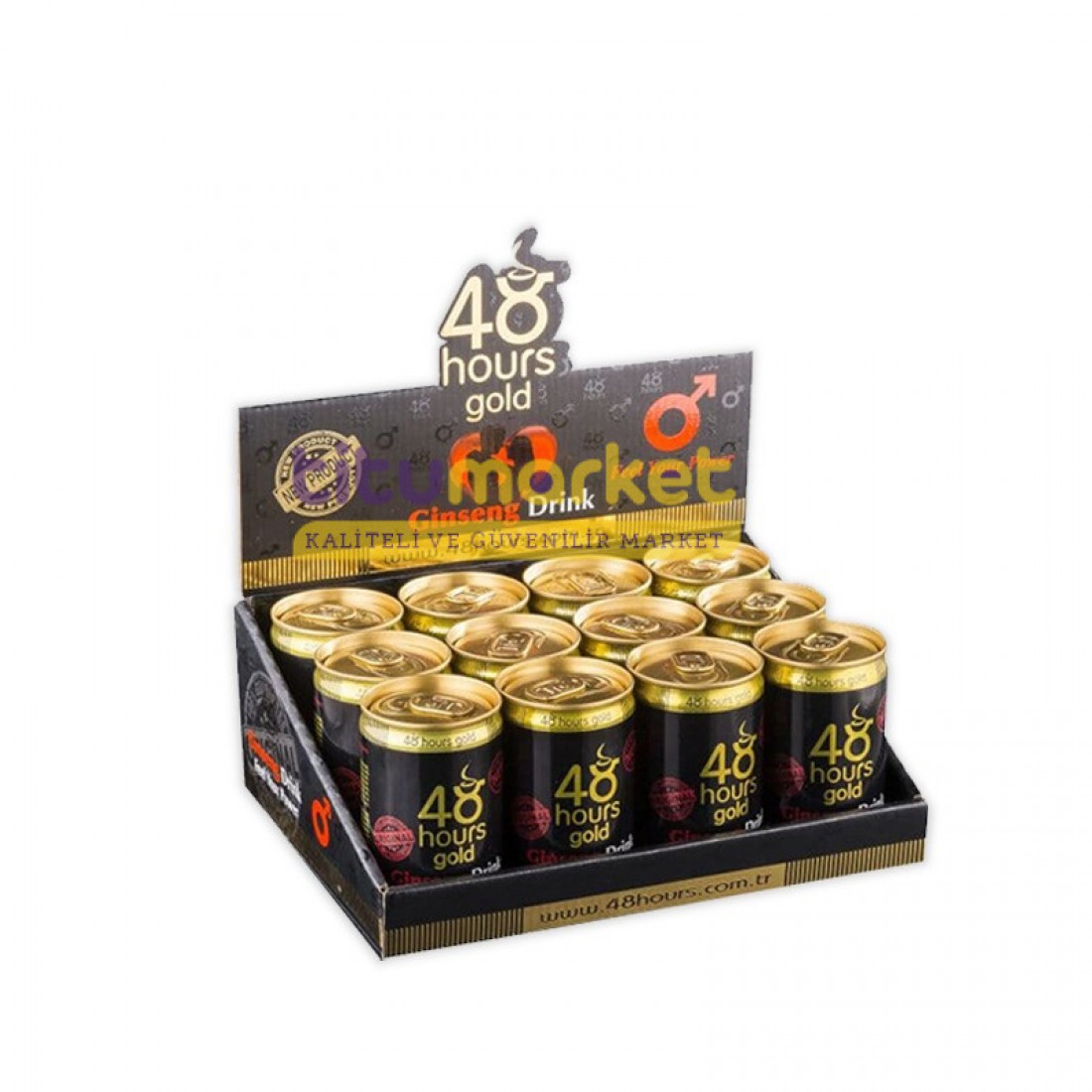 TurkAttar, 48Hour Gold Shot Turkish Energy Drink FOR MEN with