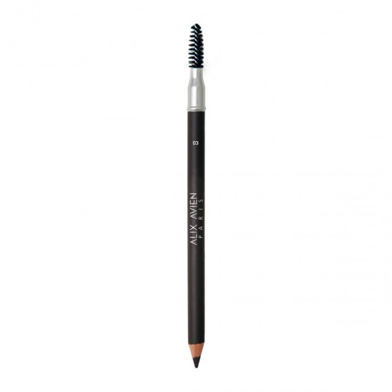 ALIX AVIEN Brow Stylist, Eyebrow Pencil, 03 Black