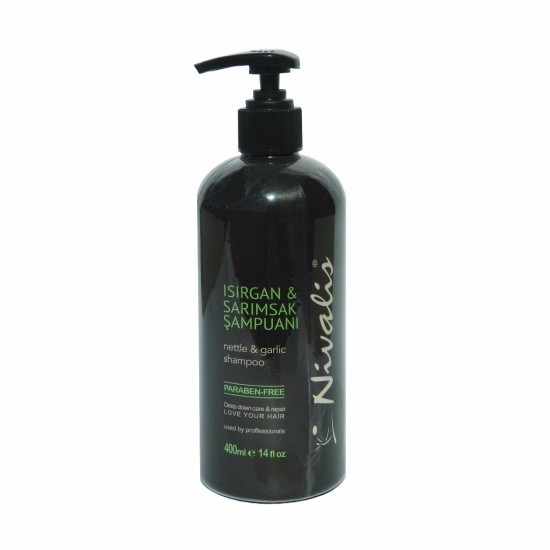 Nettle and Garlic, paraffin-free, Shampoo, 400 ml Nettle and Garlic, paraffin-free, Shampoo, 400 ml