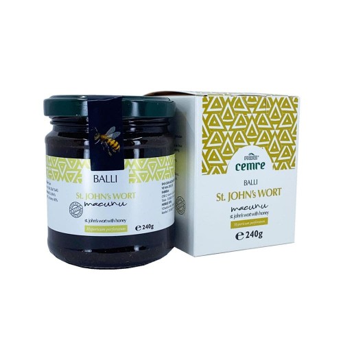 معجون العسل التركي ونبتة القديس جون المثقوبة, مضاد للاكتئاب والقلق, متلازمة ماقبل الحيض, 240 غرام معجون العسل التركي ونبتة القديس جون المثقوبة, مضاد للاكتئاب والقلق, متلازمة ماقبل الحيض, 240 غرام