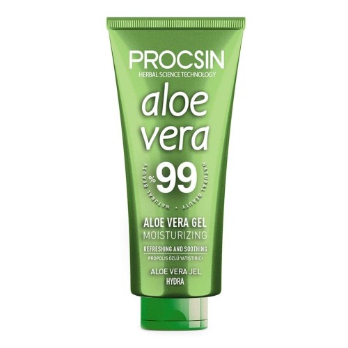 PROCSIN Aloe Vera Gel, 99% Aloe Vera, Experience Ultimate Skin Relief, Soothe and Moisturize the Skin, 100 ml  PROCSIN Aloe Vera Gel, 99% Aloe Vera, Experience Ultimate Skin Relief, Soothe and Moisturize the Skin, 100 ml