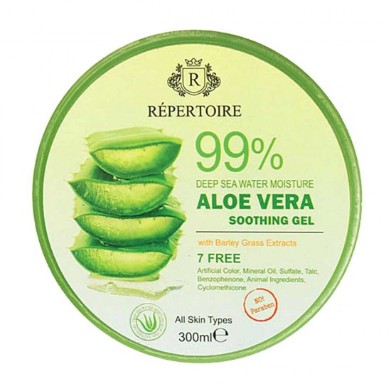 Best Selling RÉPERTOIRE Aloe Vera Gel in Turkey, Original 99% Korean Aloe Vera, Free of the 7 Additives, 300ml
