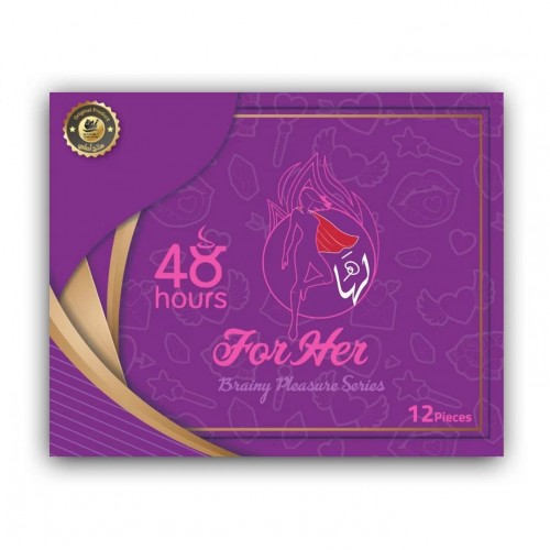 FOR HER Chocolate FOR WOMEN, Aphrodisiac Chocolate, Brainy Pleasure Series, Women Sexual Frigidity Treatment, 12 Pieces FOR HER Chocolate FOR WOMEN, Aphrodisiac Chocolate, Brainy Pleasure Series, Women Sexual Frigidity Treatment, 12 Pieces