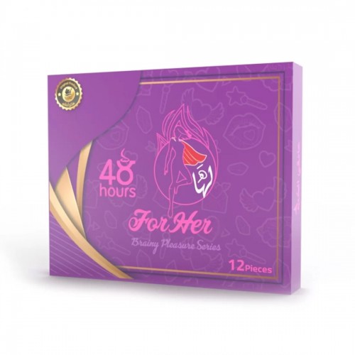 FOR HER Chocolate FOR WOMEN, Aphrodisiac Chocolate, Brainy Pleasure Series, Women Sexual Frigidity Treatment, 12 Pieces FOR HER Chocolate FOR WOMEN, Aphrodisiac Chocolate, Brainy Pleasure Series, Women Sexual Frigidity Treatment, 12 Pieces