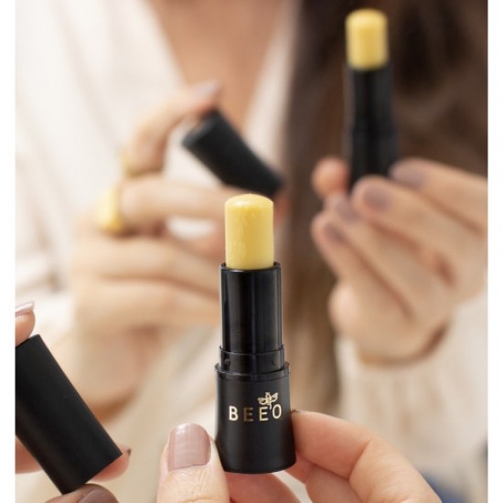 Natural Lip Balm Propolis Extract & Raw Honey & Natural Oils Lip Balm, 100% Natural for Peeling Chapped Cracked Dry Lips