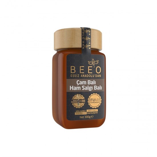 Turkish Pine Honey, Forest Bees Pine Raw Honey, BEEO, 300 gr