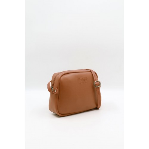 Women's Leather Handbag and Shoulder Bag, Versatile Mini Urban Crossbody Bag with Adjustable Strap and Secure Zipper Closure, Brown Color Women's Leather Handbag and Shoulder Bag, Versatile Mini Urban Crossbody Bag with Adjustable Strap and Secure Zipper Closure, Brown Color