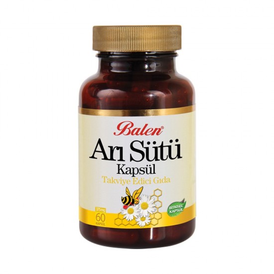 Royal Jelly Capsules, Balen, 375 mg, 60 Capsules Royal Jelly Capsules, Balen, 375 mg, 60 Capsules