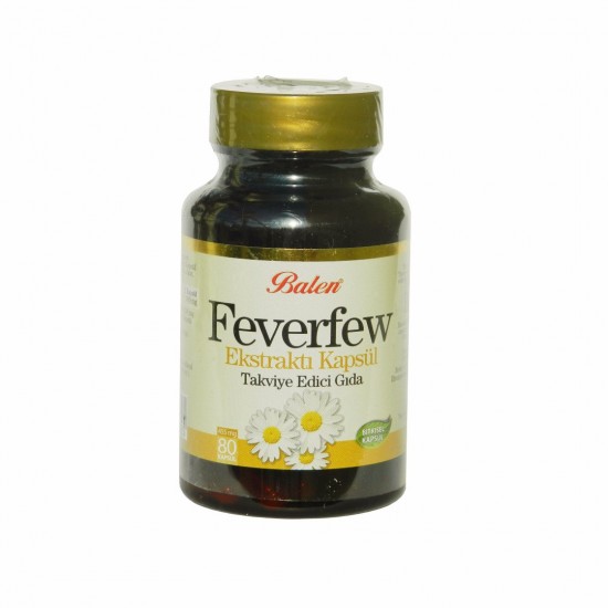 Feverfew, Anti migraine, 380 mg, 80 Capsules