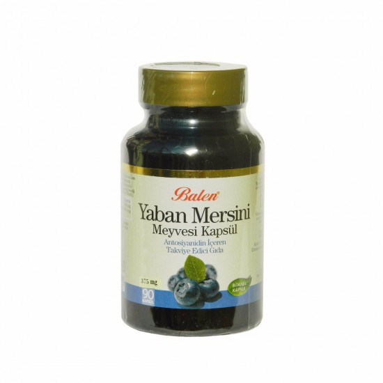 Mersin Bilberry Extract, Eyes Friend, 375 mg 90 Capsules