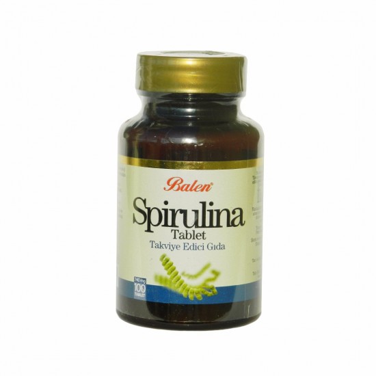 Spirulina Tablet, 740 mg, 100 Tablets
