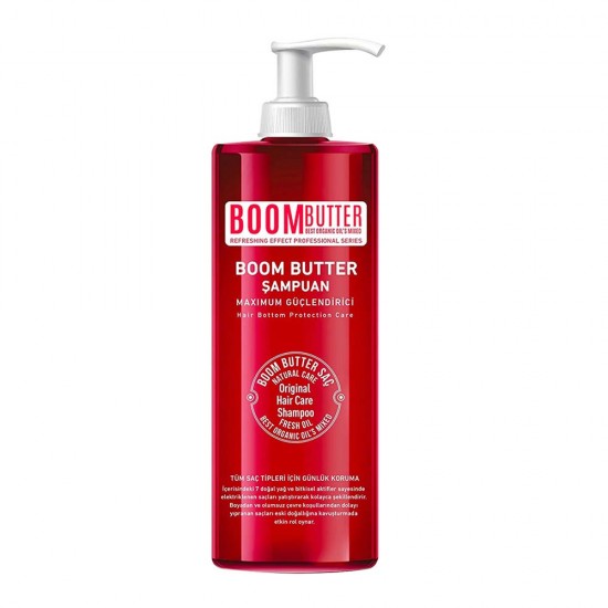 Turkish Boom Shampoo For Hair Care, Daily Protection And Care For All Hair Types, 400 ml