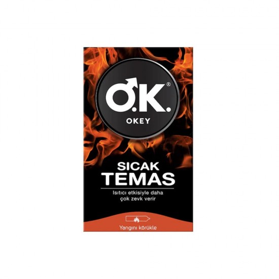 OKEY Condoms, Discover the Ultimate Pleasure with OKEY Sıcak Temas, Protect and Feel,10 Pieces