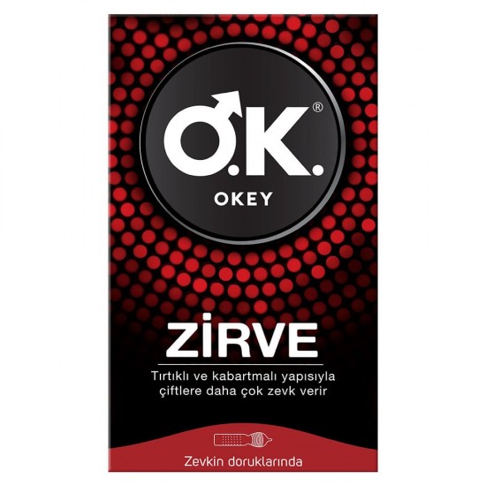 OKEY Condoms, Get to the Peak of Pleasure with OKEY Summit Condoms,100% Electronically Tested,10 Pieces 