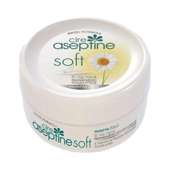 Swiss Formula Cire Aseptine Papatya Extract Moisturizer and Soft Cream, Paraben-Free, 300ml