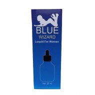 مثير الشهوة الجنسية قطرة بلو ويزارد Blue Wizard الزرقاء للنساء - تزيد الرغبة الجنسية والإثارة وتسرع الوصول للنشوة وتعالج البرود الجنسي عند السيدات, 20 مل