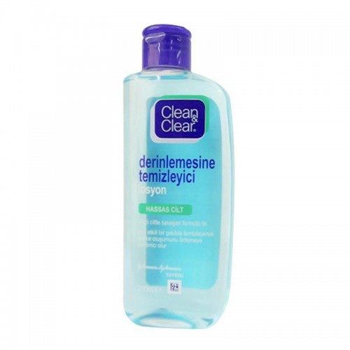 CLEAN & CLEAR Deep Cleansing Lotion For Sensitive Skin, Johnson & Johnson Lotion, 200ML CLEAN & CLEAR Deep Cleansing Lotion For Sensitive Skin, Johnson & Johnson Lotion, 200ML