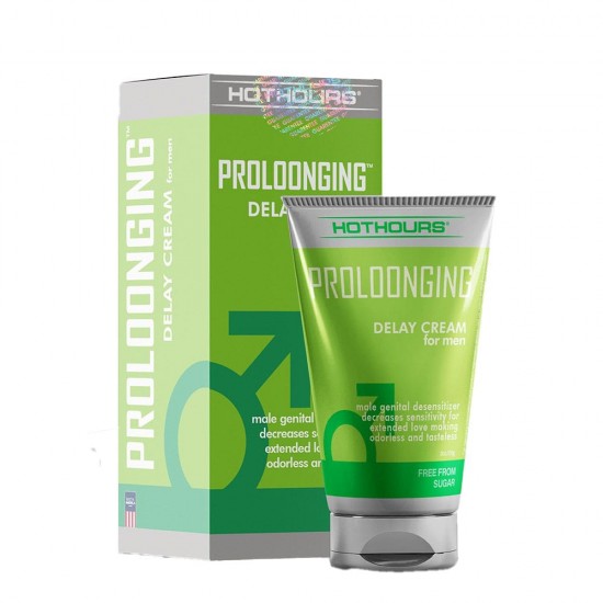 DOC JOHNSON PROLOONGING™ DELAY CREAM for Men, Reduces Penis Sensitivity without Affecting Pleasure, Prolonged Lovemaking, Made in America, 56 gr