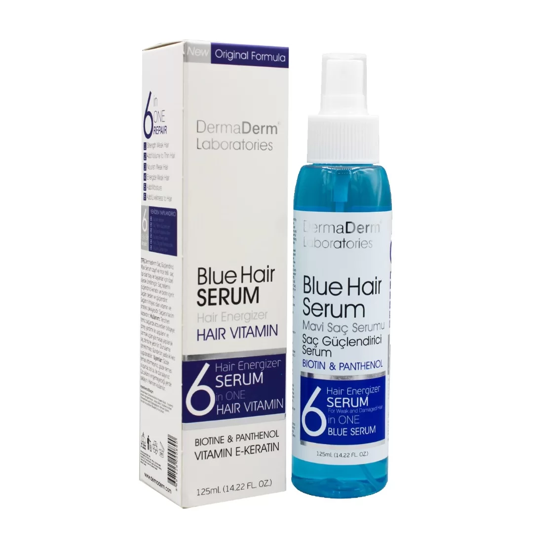 TrukAttar, Dermaderm Hair Strengthening Blue Serum, Biotin, Panthenol, Vitamin E-Keratin, Hair Energizer, Blueberry Extract, 125 ml, TrukAttar, Dermaderm Hair Strengthening Blue Serum, Biotin, Panthenol, Vitamin E-Keratin, Hair Energizer, Blueberry Extract, 125 ml,
