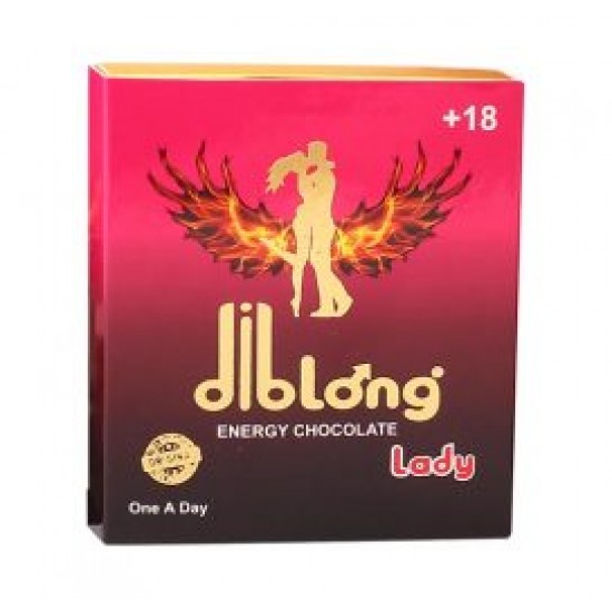 Original Epimedium DibLong Lady Chocolate FOR WOMEN, Aphrodisiac Chocolate, Women Frigidity Treatment 6 × 25 g, 150 g