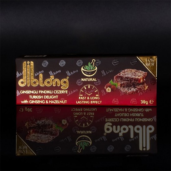 DibLong Aphrodisiac Delight FOR MEN, Epimedium Turkish Delight, Erectile Dysfunction, Sexual Performance Enhancer, Unique Formula, Long-Lasting 72 Hours Effect, 6 × 30 g, 180 g