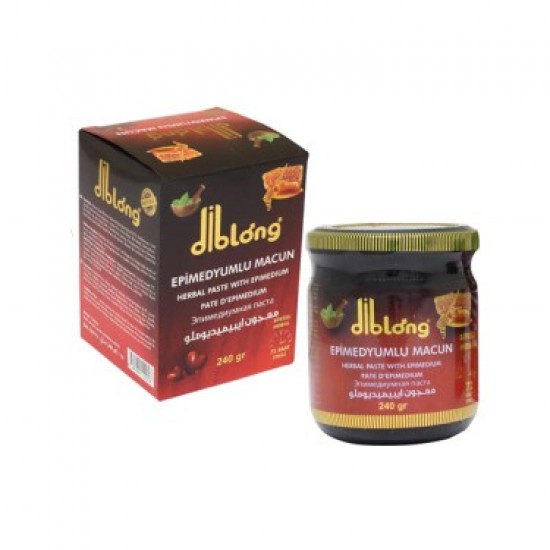 Original DibLong Epimedium Turkish Honey, Aphrodisiac Epimedium Paste, Improved Formula for Premature Ejaculation  240 gr