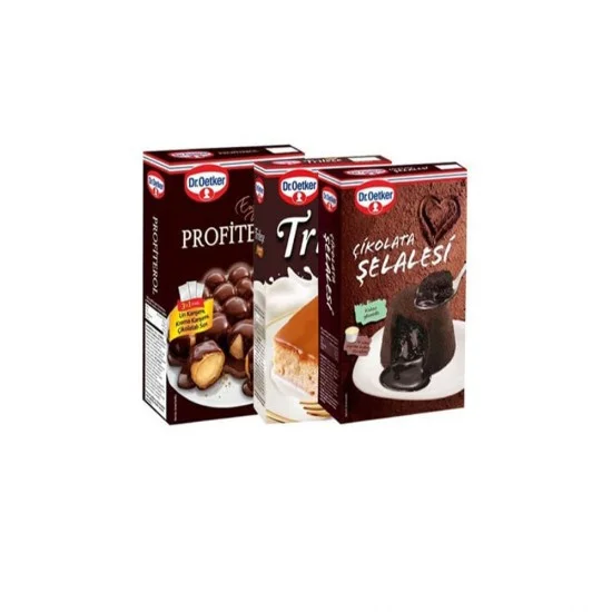 TurkAttar, Quick Sweets Set From Dr. Oetker, Chocolate Waterfal 195 gr ...