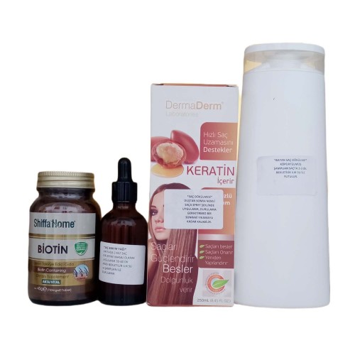 Natural Women's Hair Loss Treatment Set, Hair Regrowth, Special Herbal Mix Natural Women's Hair Loss Treatment Set, Hair Regrowth, Special Herbal Mix