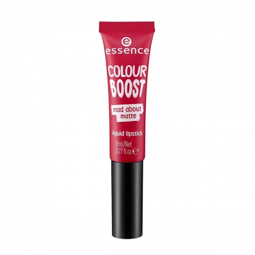 ESSENCE Colour Boost mad about matte Liquid Lipstick, Turkish Lipstick Makeup, 8ml/Net 0.27 fl.oz, 07 Seeing RED