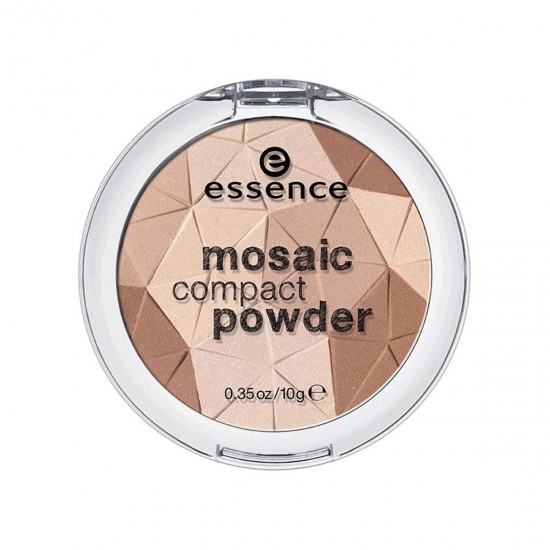 ESSENCE Mosaic Compact Powder, Shine All Day Long, Sunkissed Beauty 01, 100% Cruelty-free and Vegan, 10g 0.35 oz