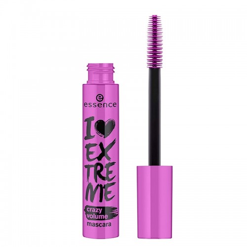Essence Mascara, I Love Extreme Volume Mascara Crazy Volume, Black, Made in Italy, 12ml Essence Mascara, I Love Extreme Volume Mascara Crazy Volume, Black, Made in Italy, 12ml