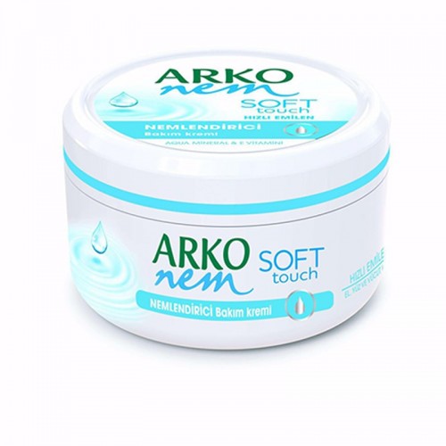 ARKO nem Soft Touch Aqua Mineral Cream with E Vitamin, Skin Smoothing and Nourishing Cream, 300ml ARKO nem Soft Touch Aqua Mineral Cream with E Vitamin, Skin Smoothing and Nourishing Cream, 300ml