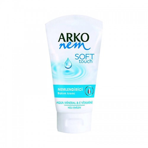 ARKO nem Soft Touch Aqua Mineral Cream with E Vitamin, Skin Smoothing and Nourishing Cream, 75ml ARKO nem Soft Touch Aqua Mineral Cream with E Vitamin, Skin Smoothing and Nourishing Cream, 75ml