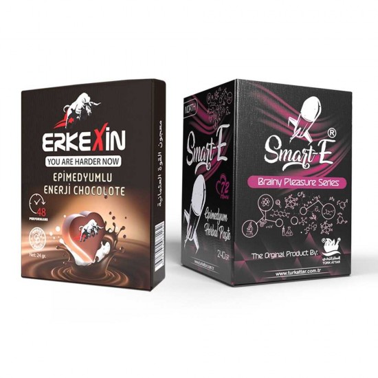Turkish Epimedium Honey, Brainy Pleasure Series,  Southern & Hot Regions formula, Rocket Macun, 240 gr + Erkeksin Chocolate 24gr