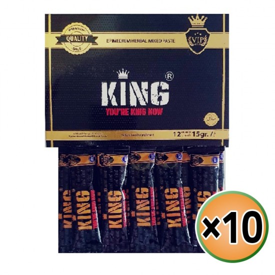 Epimedium Offers, King Herbal Epimedium Macun Paste Aphrodisiac King Ready to Use Bags 10 packages, 10×180 gr