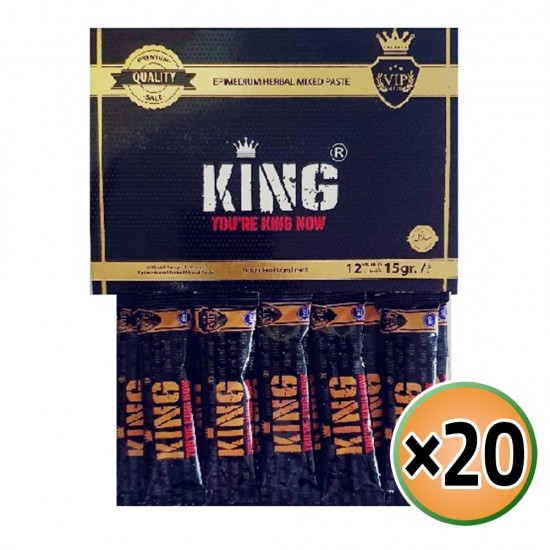 Epimedium Offers, King Herbal Epimedium Macun Paste Aphrodisiac King Ready to Use Bags 20 packages, 20×180 gr